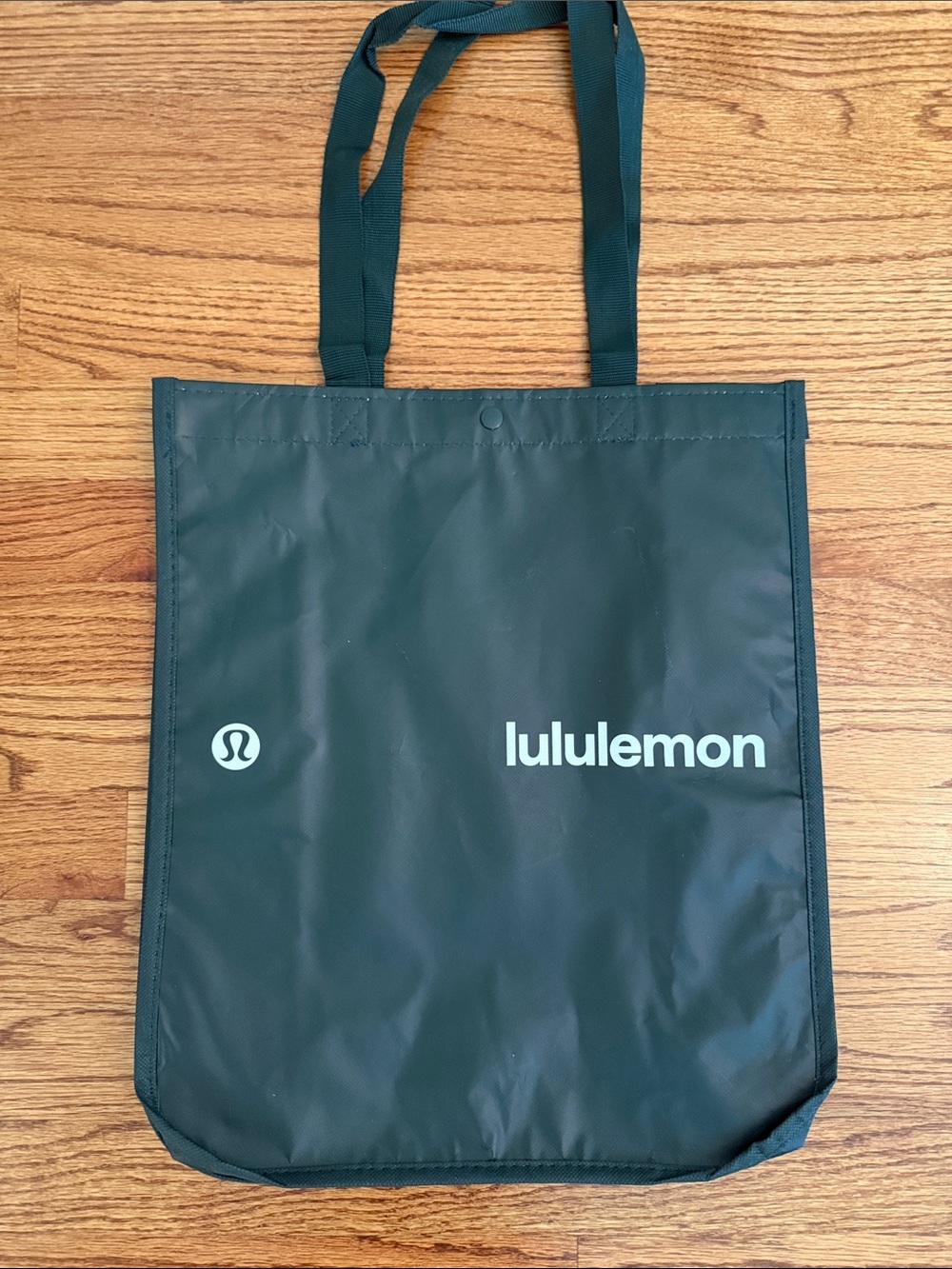 Lululemon Deep Green Logo Tote Bag